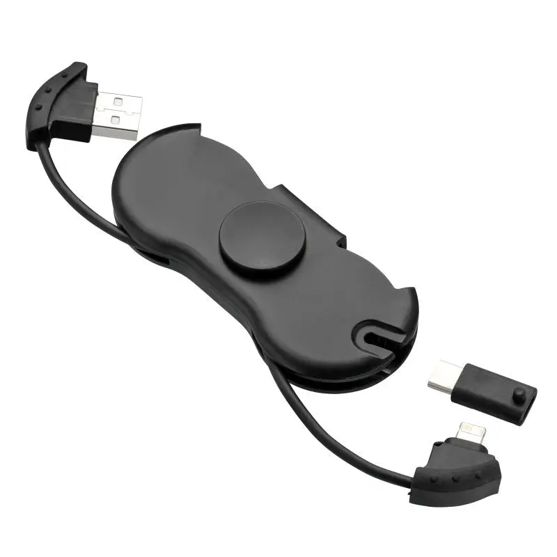 REEVES-MOLFETTA Spinner 3-in-1 Multikabel - Elegantes Schwarz