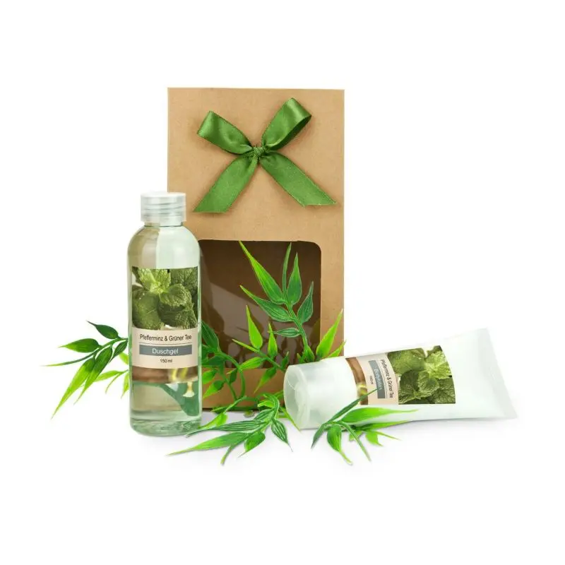 Wellness-Geschenkset 'Minzling' – Erfrischendes Minze-Pflegeset für Vitalität & Energie