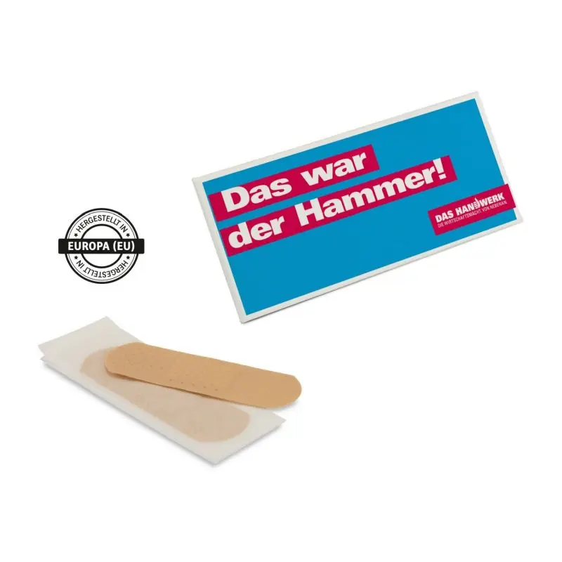 Pflastermäppchen Pocket – Standardpflaster, kompaktes Erste-Hilfe-Set für unterwegs