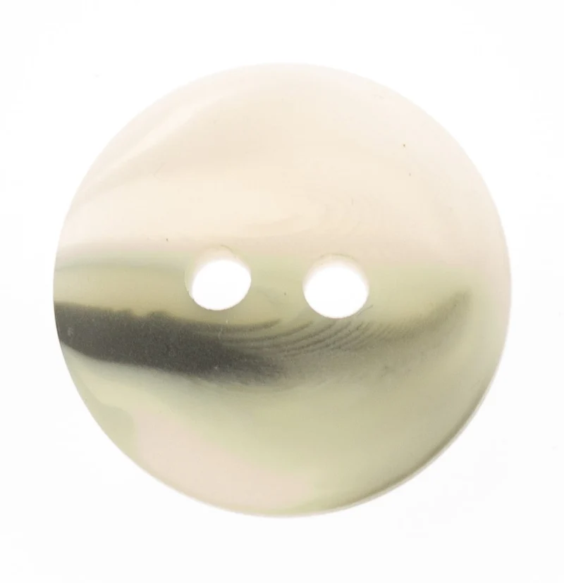 Hornimitatknopf Creme-Natur 2-Loch-Knopf – Hosenknopf HI-49