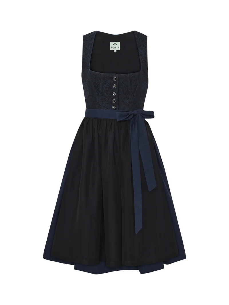 Dirndl mit Jacquard-Oberteil und Schösschen