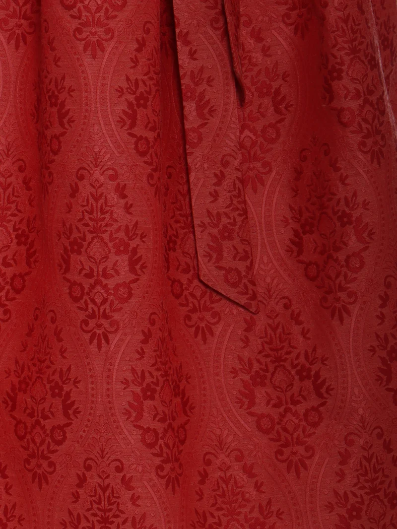 Jacquard-Dirndlschürze mit Ornamentmotiv – 77 cm