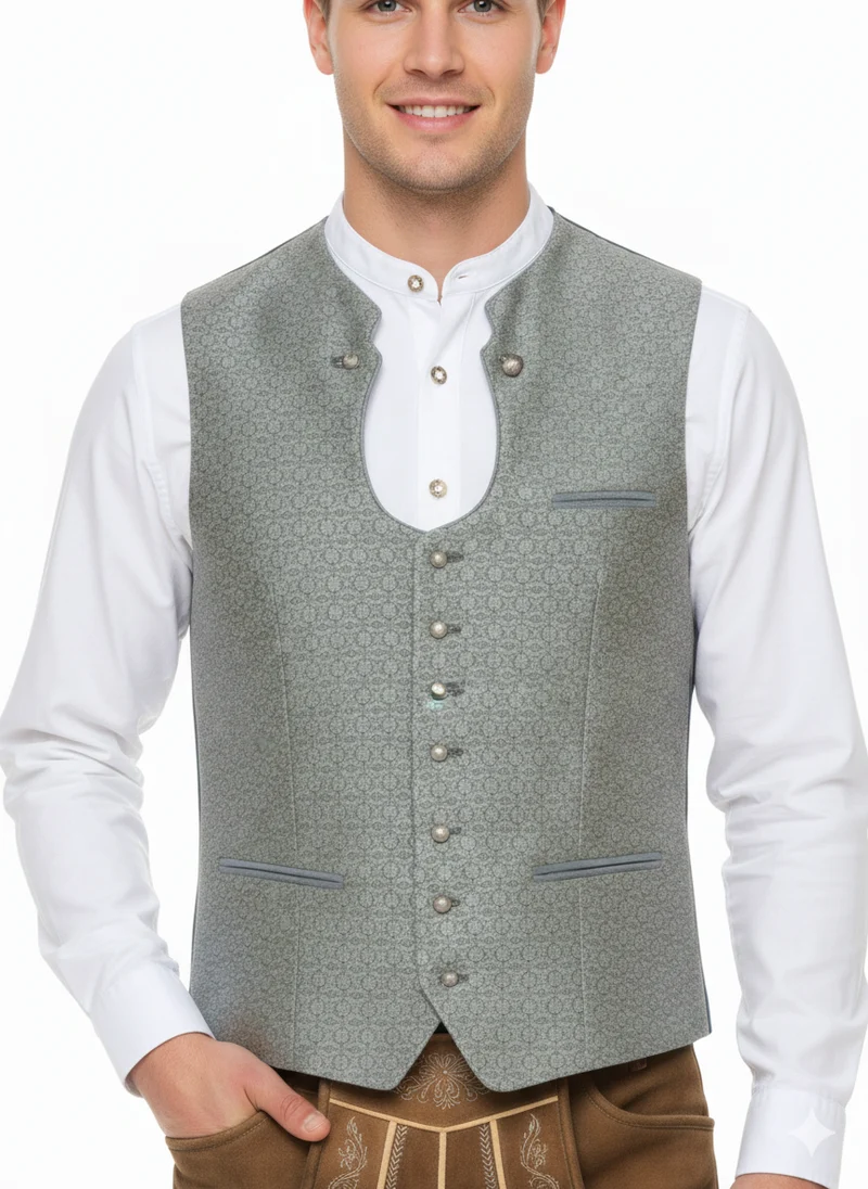 Herrenweste aus edlem Jacquard