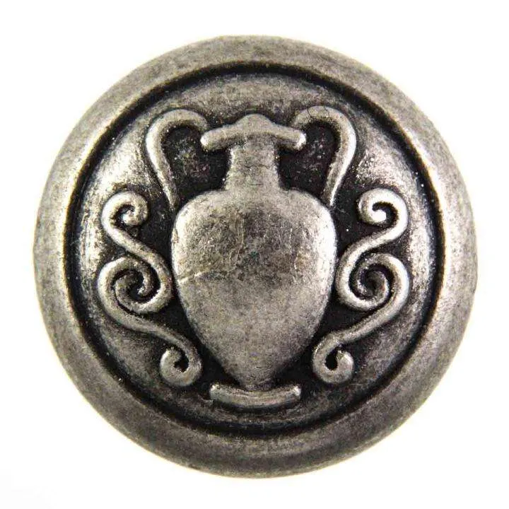 Trachtenknopf Krugmotiv Altsilber – Ösenknopf – TK-81AS