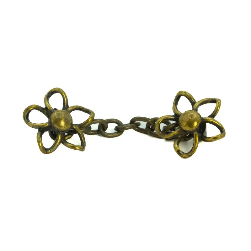 Trachten Kettenknopf Messing – TK-102