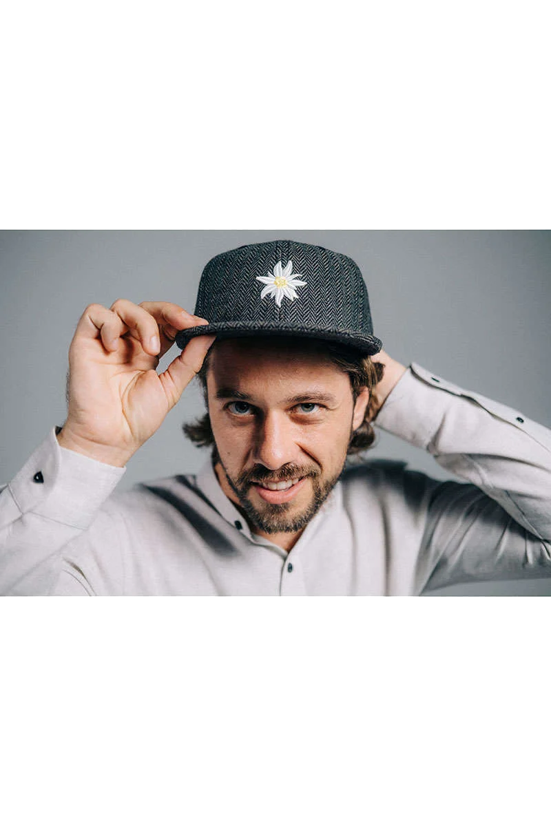 Snapback Cap 'Edelweiß Tweed'