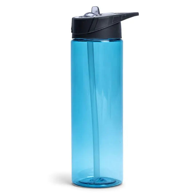 Lord Nelson Wasserflasche mit Strohhalm 700ml - hellblau, BPA-frei, ideal für Sport und Outdoor