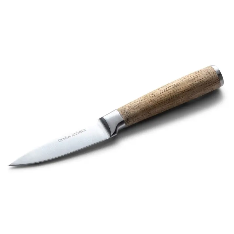 Orrefors Jernverk Schälmesser - Holzgriff Präzises Küchenmesser für Obst & Gemüse