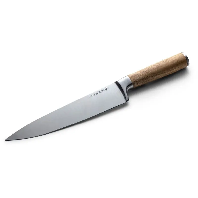 Orrefors Jernverk 8 Kochmesser - Stahl & Holz Premium Küchenmesser für Profis