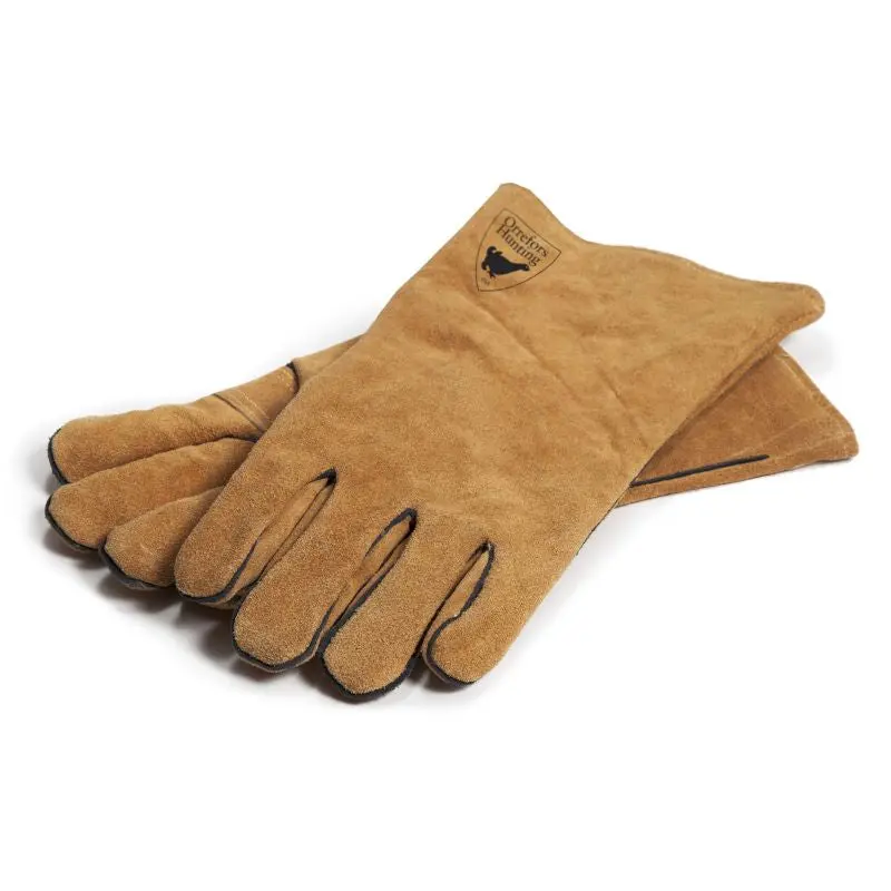 Orrefors Hunting Robuste Grillhandschuhe, Hitzebeständig - Braun