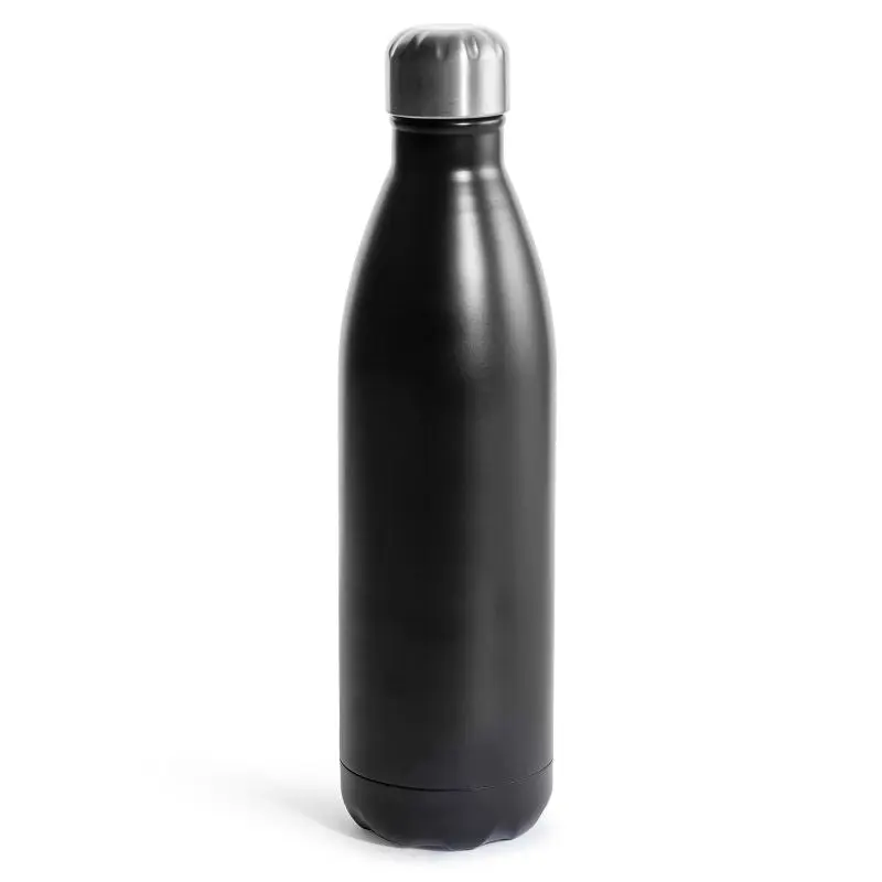 Schwarz Sagaform Nils 750ml Premium Edelstahlflasche