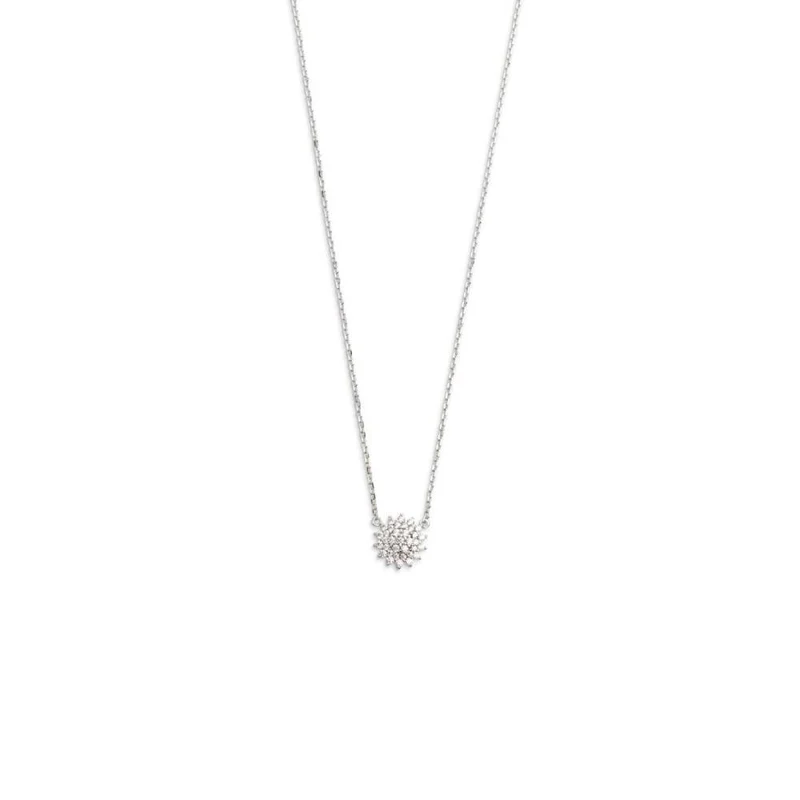 Xenox Halskette mit Anhänger Damen Zirkonia Sterling-Silber XS3569