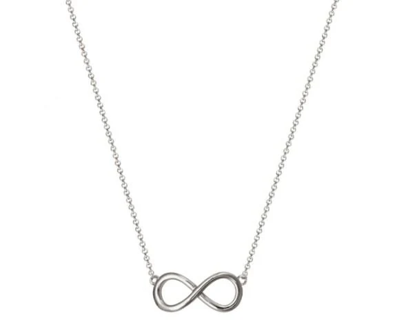 XENOX Collier Infinity aus 925/- Sterlingsilber IP-vergoldet gelb