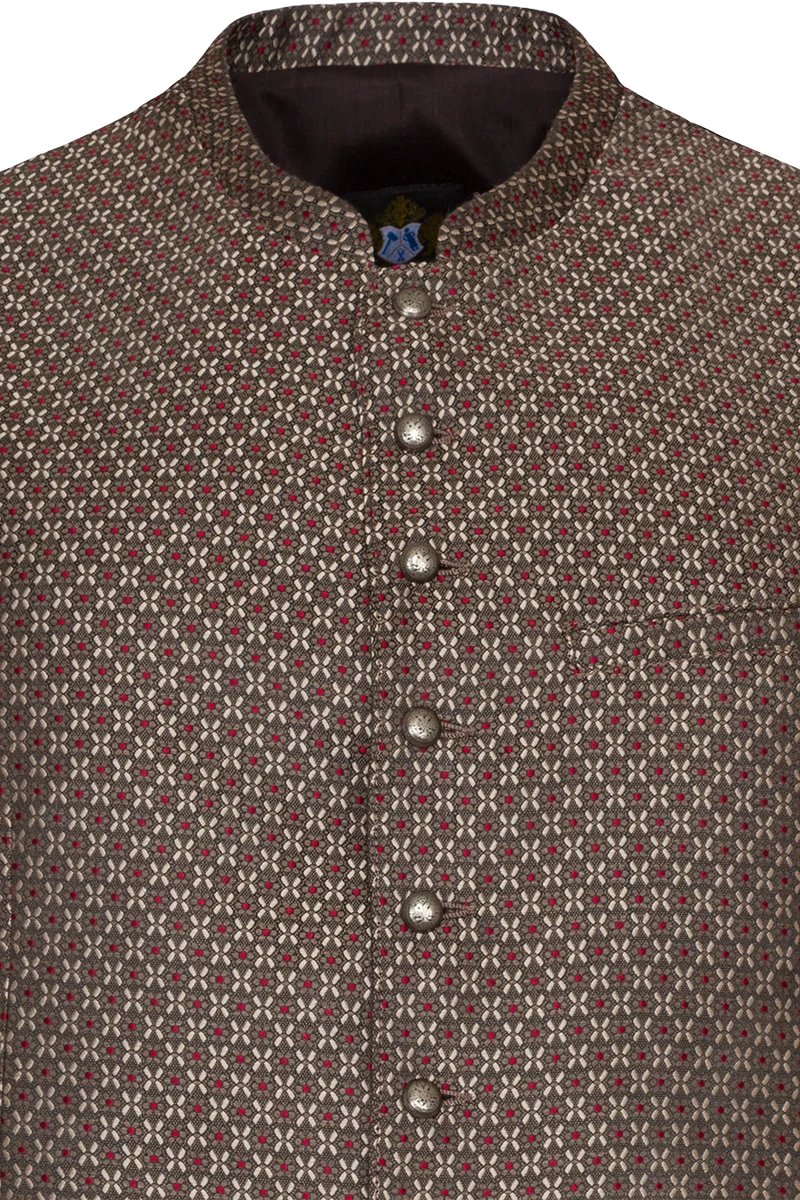 Herren Trachtenweste Slim-Fit