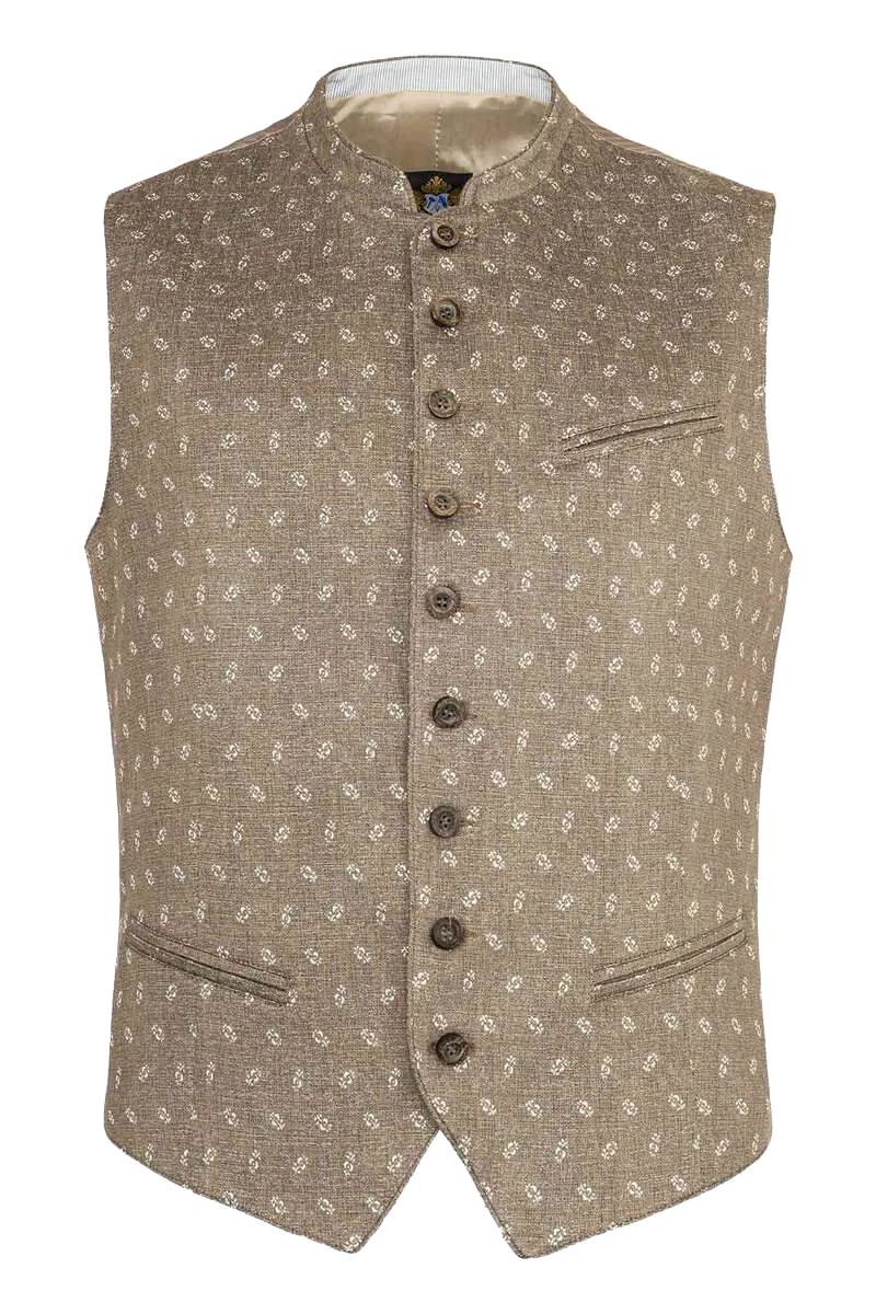 Herren Trachtenweste Slim Fit