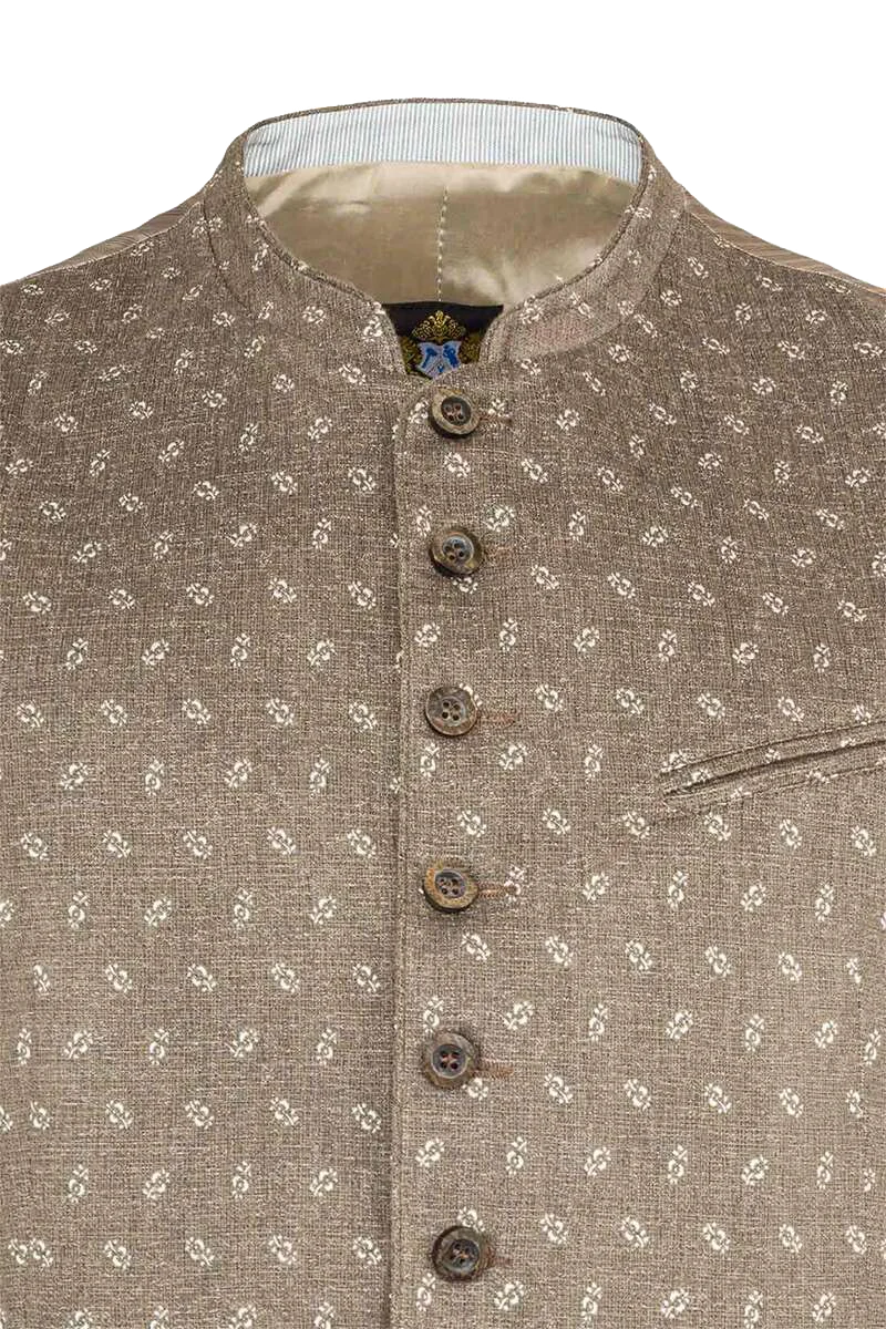 Herren Trachtenweste Slim Fit