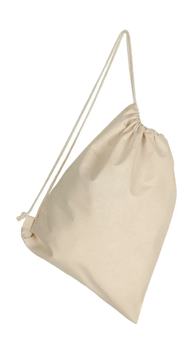 Baumwoll-Rucksack mit Einzelschließe
