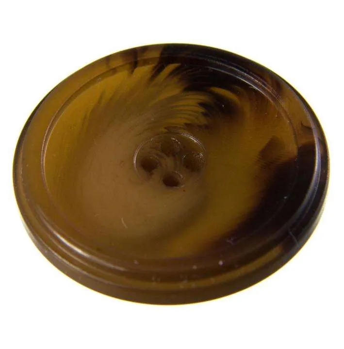 Hornimitat Ösenknopf Braun – Mantelknopf KBR-232