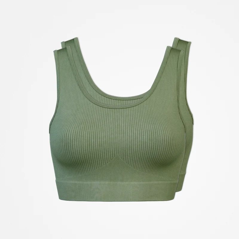 Sport-BH Seamless | Hellgrün
