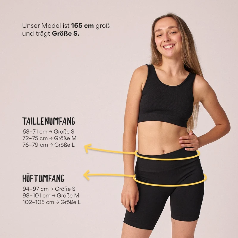 Radlerhose Seamless Damen | Hellgrün