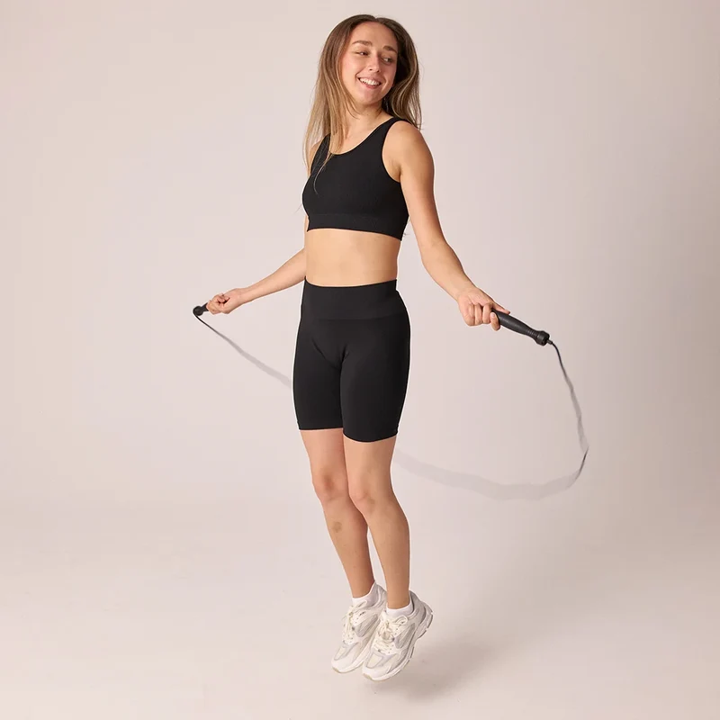 Radlerhose Seamless Damen | Taubenblau