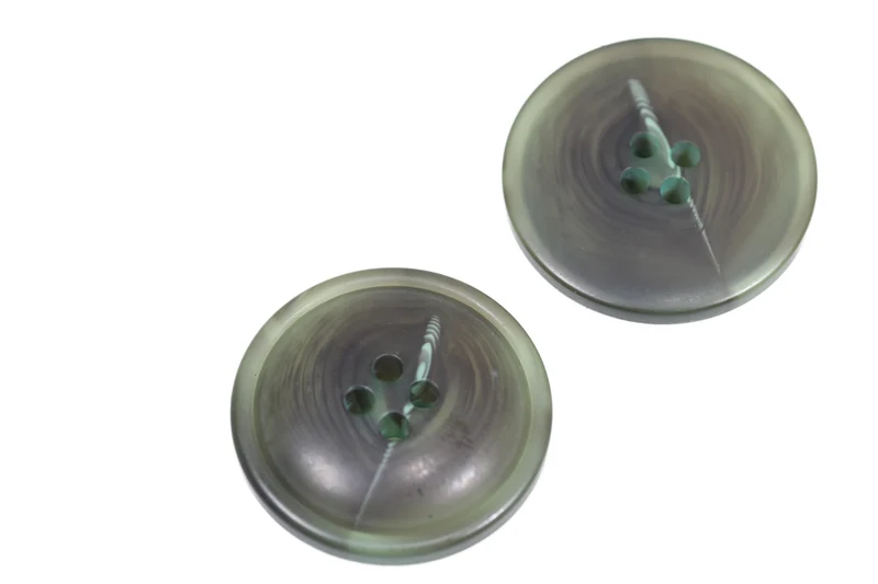 Hornimitatknopf Grün 25 mm – Hornimitatknopf HI-81