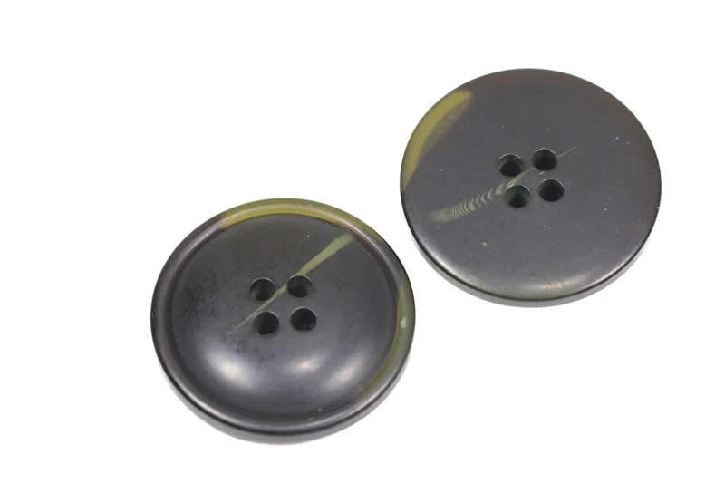 Hornimitatknopf Grün 25 mm – Hornimitatknopf HI-81