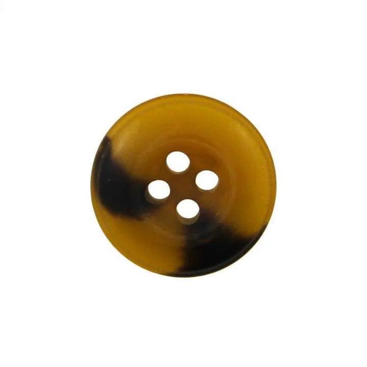 Hornimitatknopf Bistre 4-Loch-Knopf – Hosenknopf HI-9