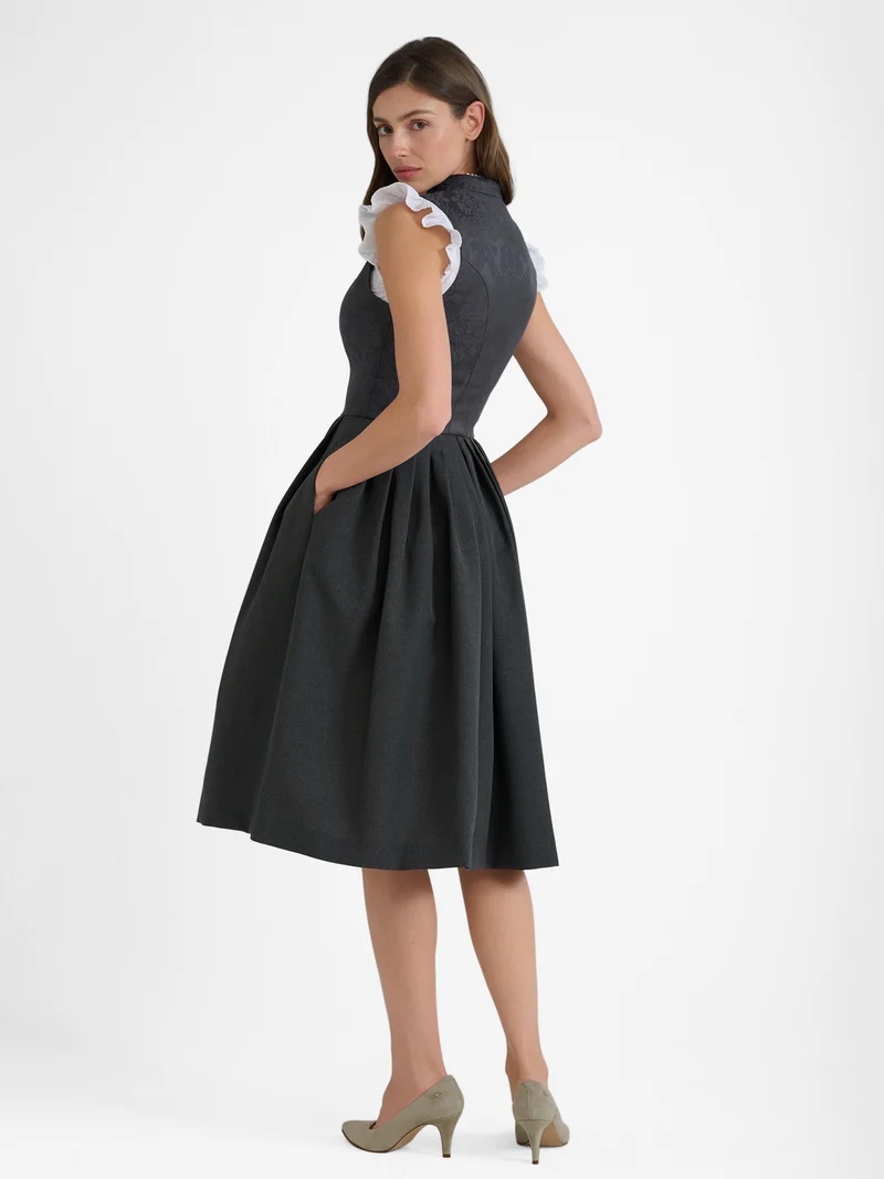 Dirndl ohne Schürze mit V-Ausschnitt - 70 cm