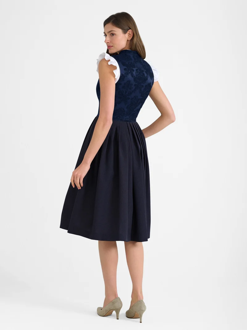 Dirndl ohne Schürze mit V-Ausschnitt - 70 cm