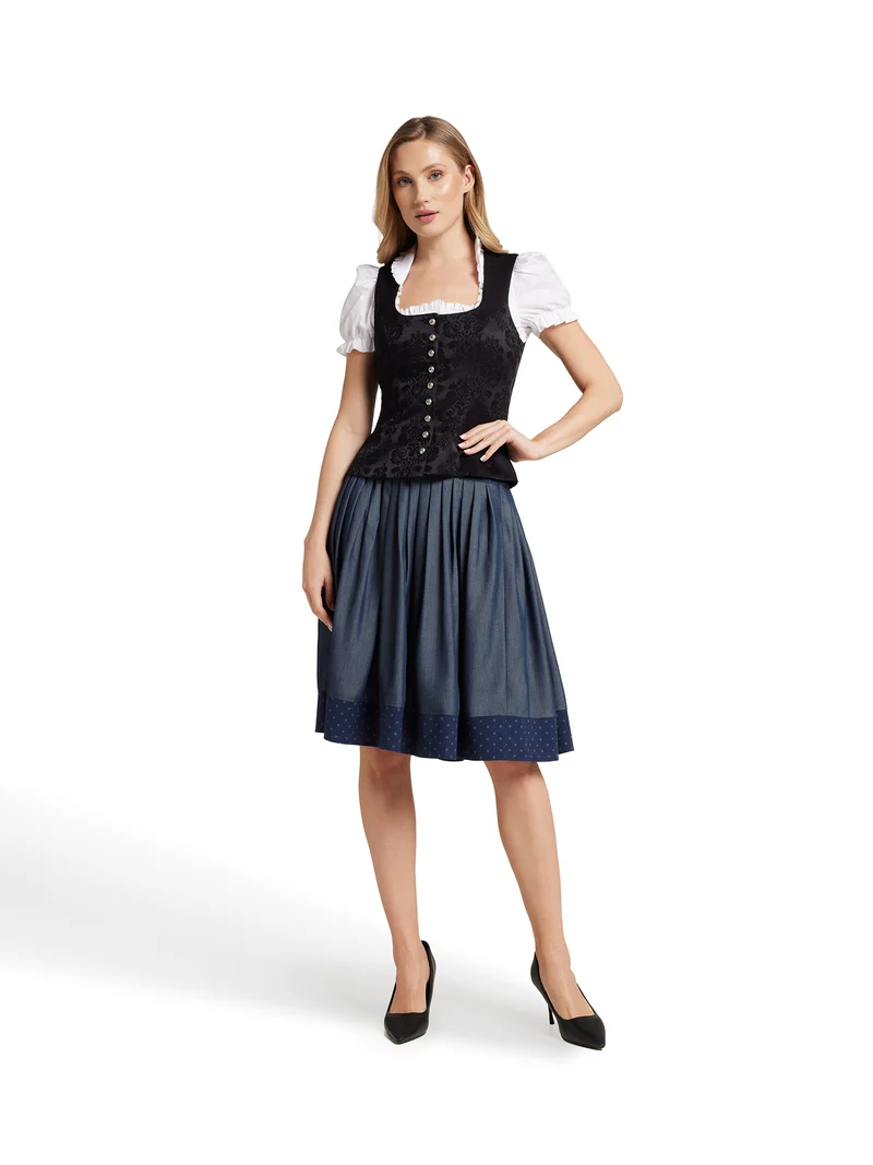 Trachtenmieder Damen – Stretch-Jacquard