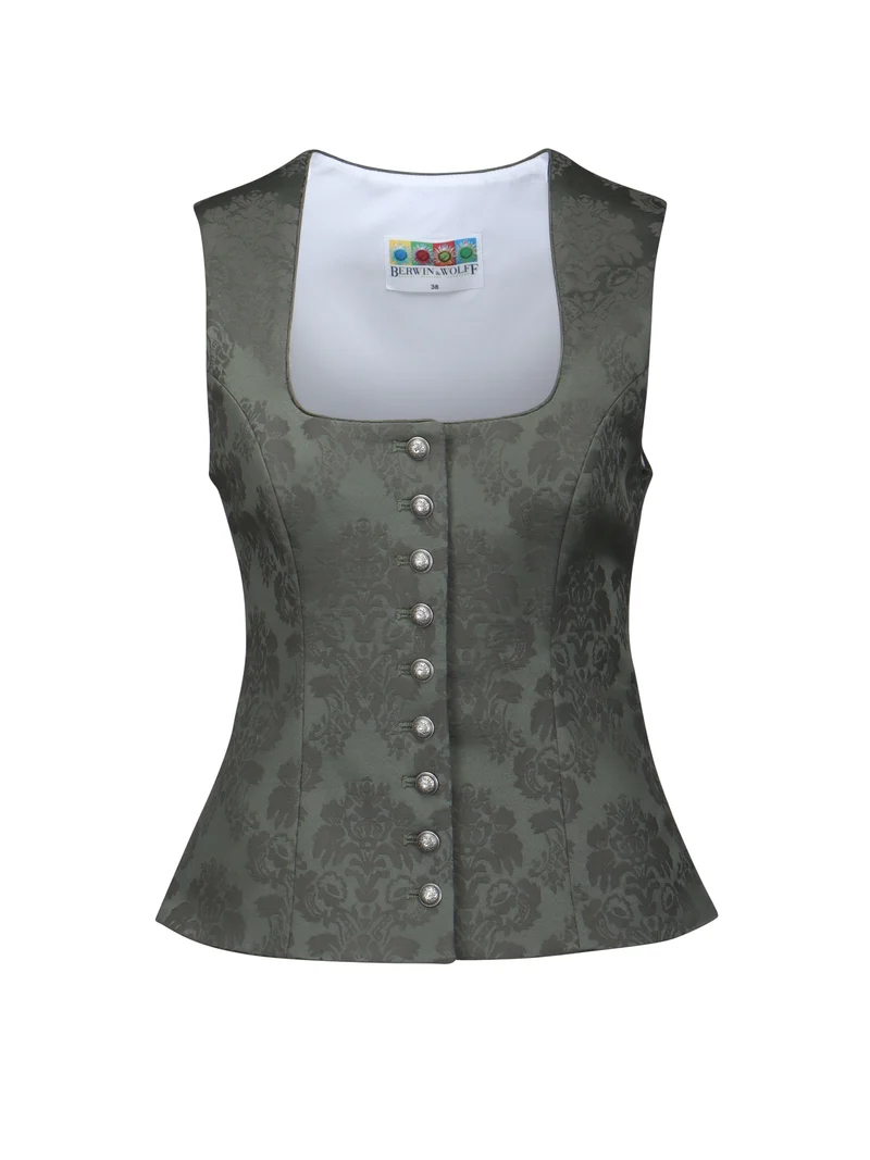 Trachtenmieder Damen – Stretch-Jacquard