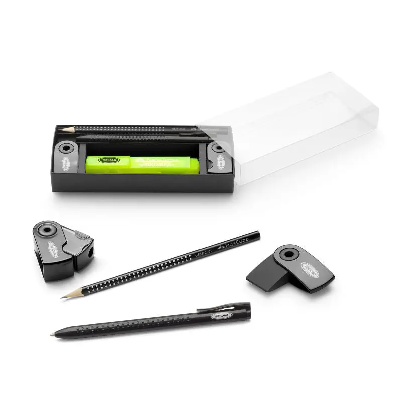 Office Set Grip 2022 - schwarz - ergonomisches und stilvolles Schreibset für den modernen Arbeitsplatz