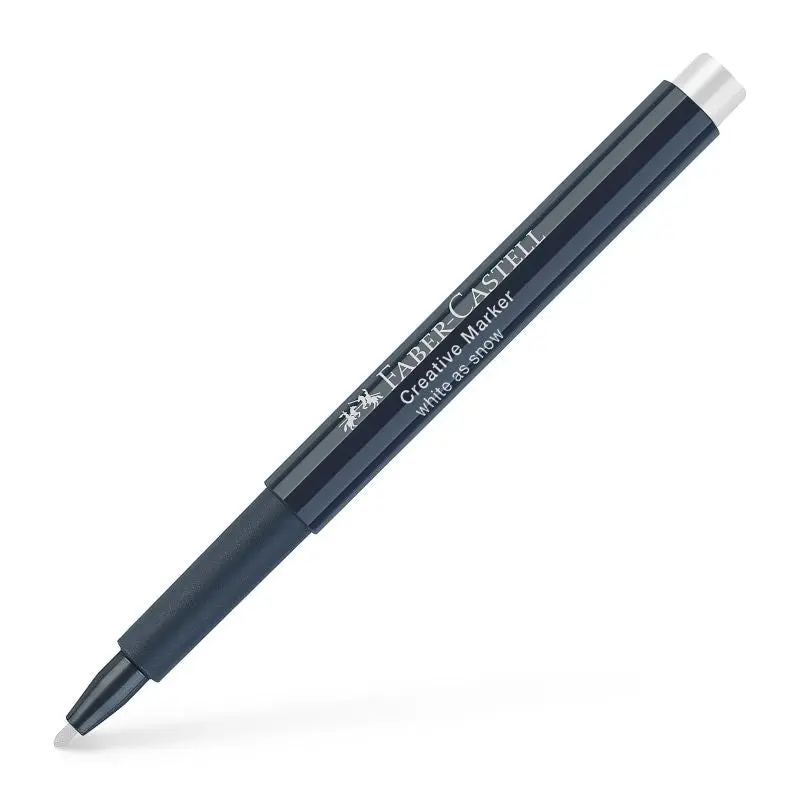 Kreativer Marker - Weiß - Hochwertiger Stift für Präzises und Kreatives Zeichnen