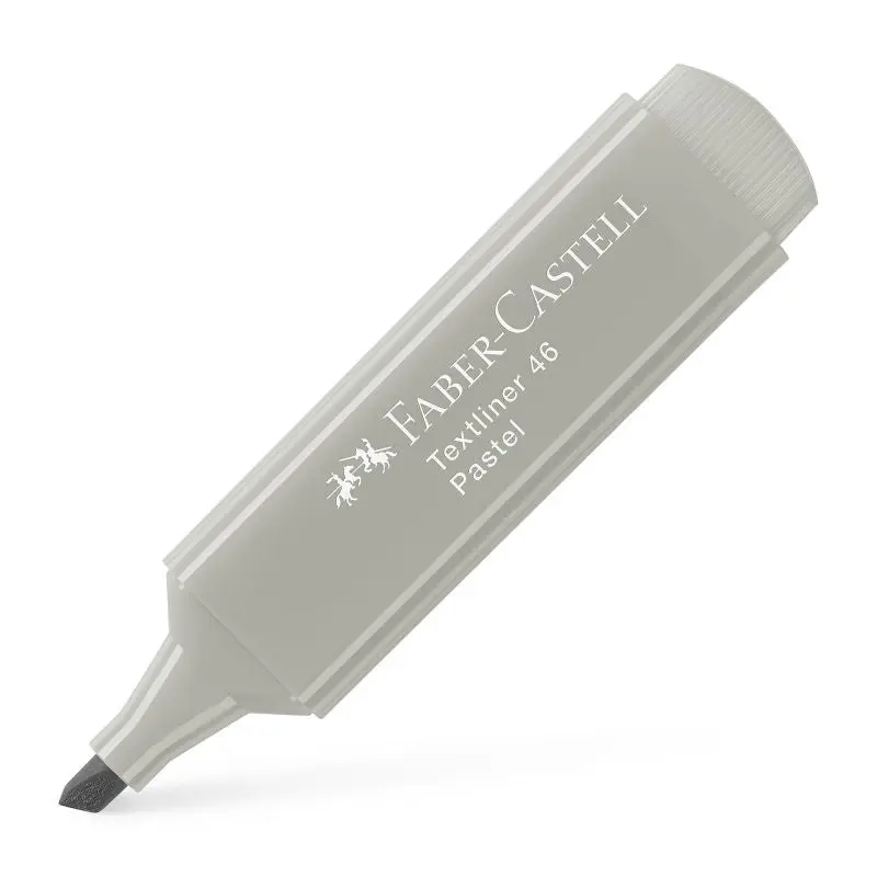 Textliner Pastel Highlighter - Silky Gray, Smooth Smudge-Proof Marker, Long-Lasting Ink