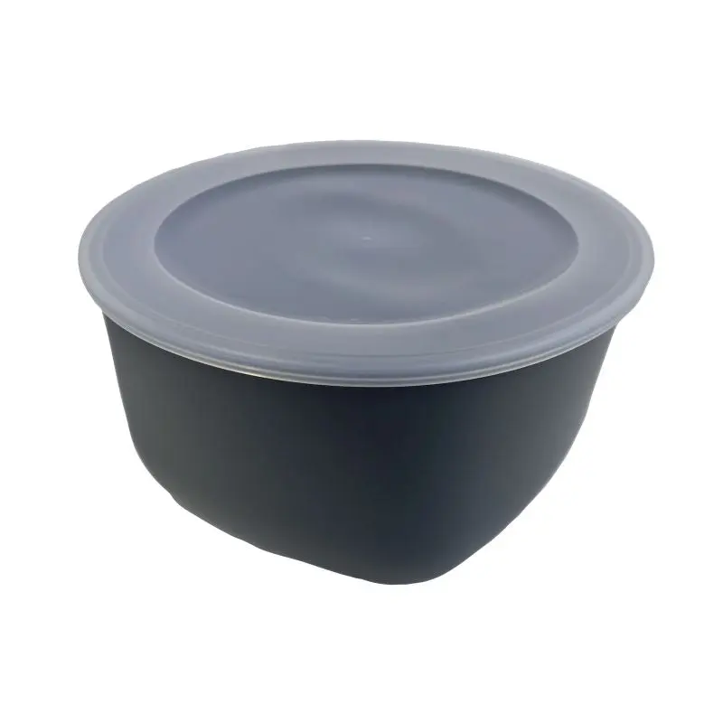 CONNECT BOX 4 - Nature Ash Grey, 4L Box mit durchsichtigem Deckel, Praktische Stauraumbox