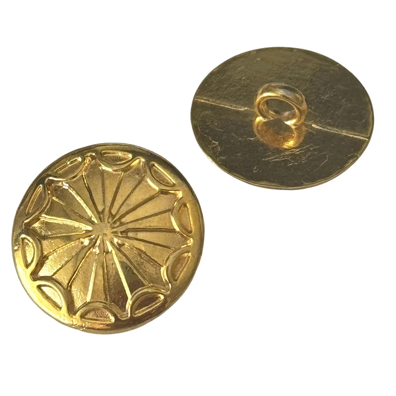Trachtenknopf Sternmotiv Gold – Ösenknopf TK-13-g