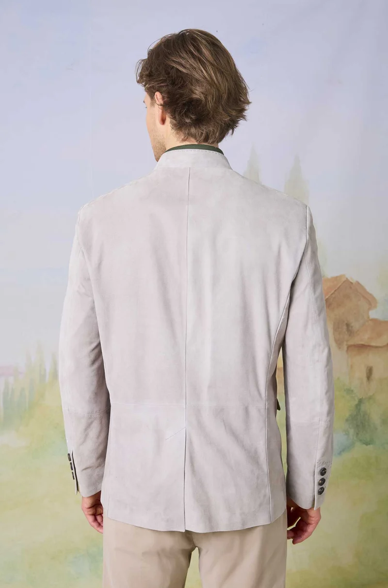 Jacke Vincent in Veloursleder