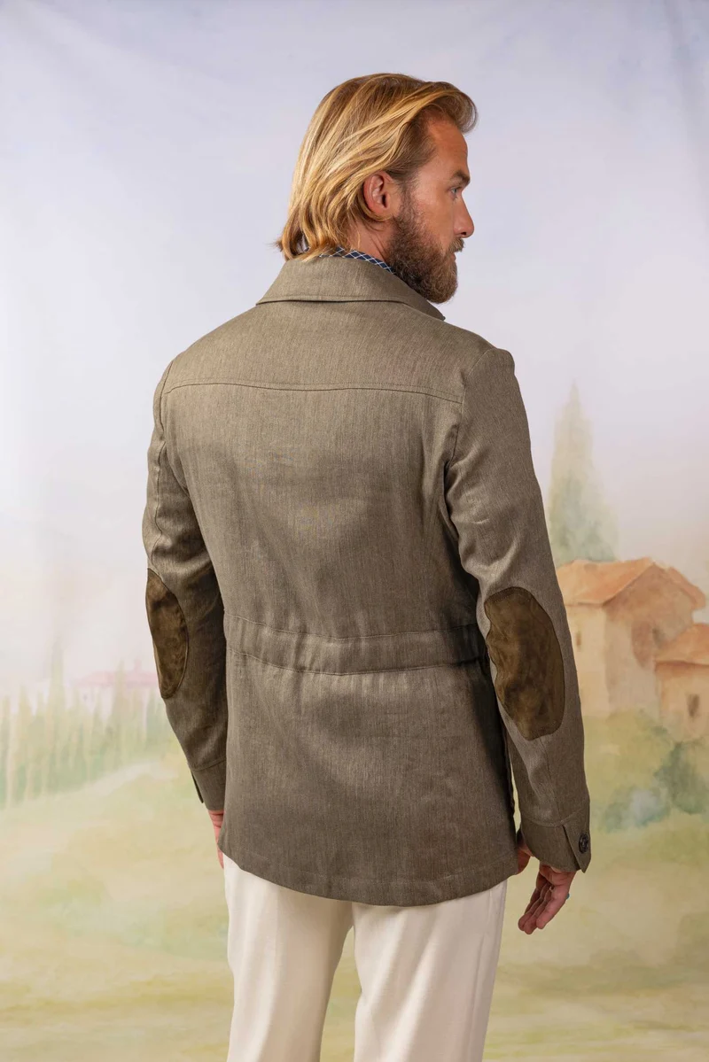 Jacke Feistritz in Leinen