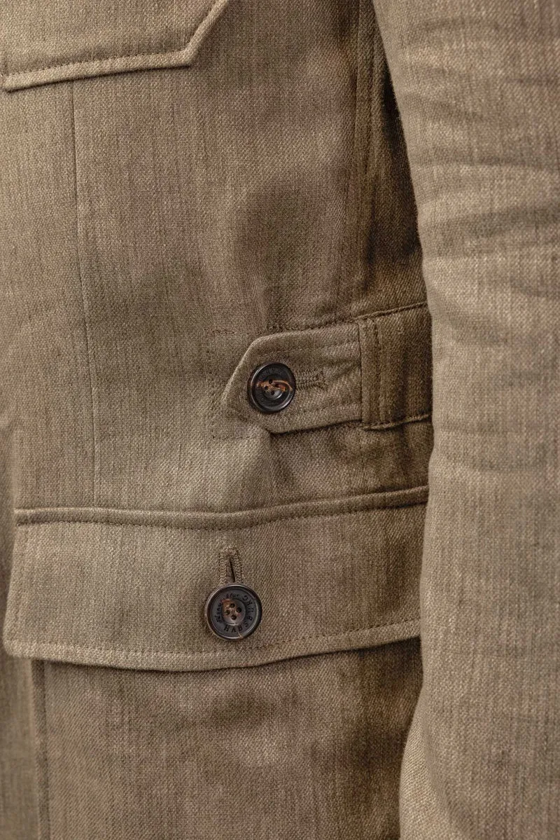 Jacke Feistritz in Leinen
