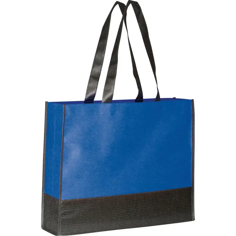 Blaue Non-Woven Tasche Zagreb - Robuste Einkaufstasche, Umweltfreundlich und Wiederverwendbar