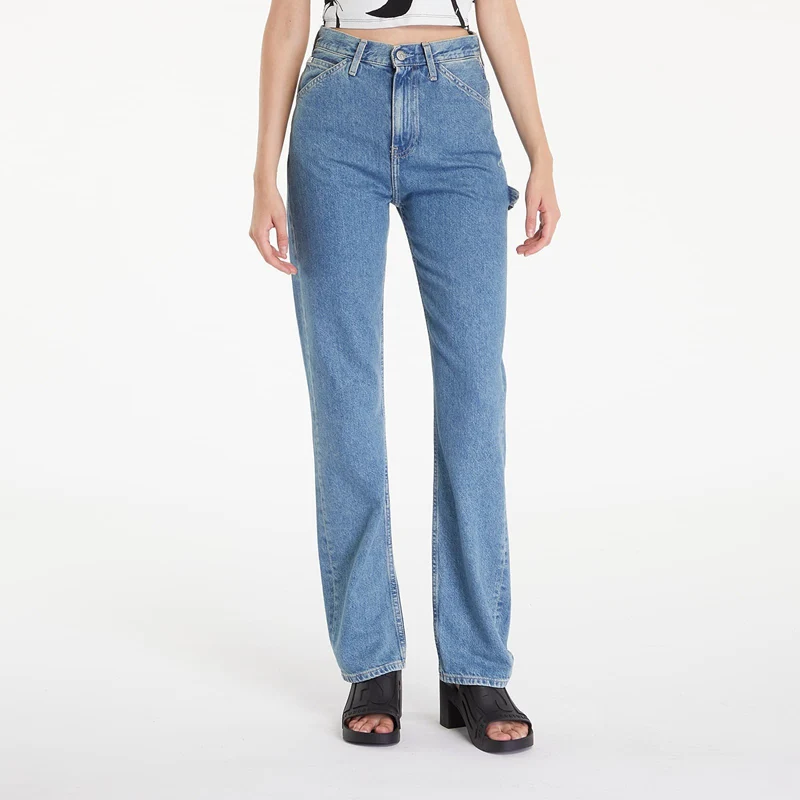 Calvin Klein Straight Fit Jeans Blau
