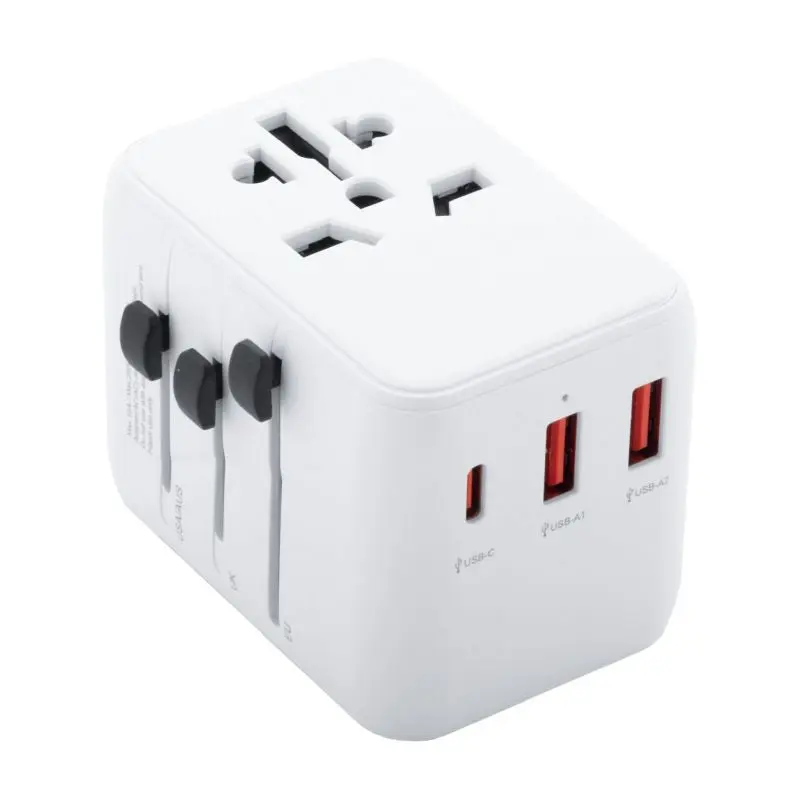 Jetsetter Plus Universaladapter für Globetrotter - Weiß