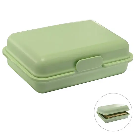 Bio Bread/Butter Box in Light Green - Eco-Friendly, Versatile, Durable Container