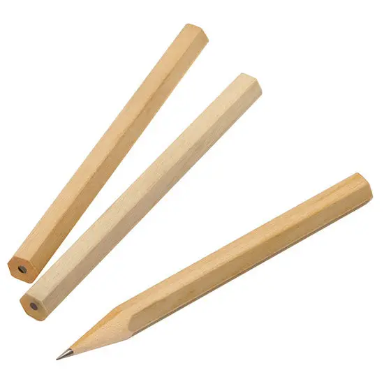 Kompakter Beige Bleistift, Ungespitzt – Ideal für Unterwegs und Kunst
