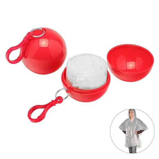 Roter Regen-Poncho - Stilvoller und Zuverlässiger Wetterschutz