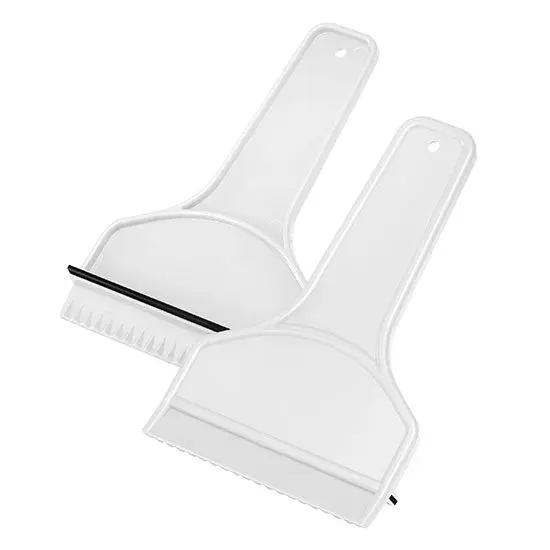 Eiskratzer Omega - Weiß - Effektiver Schneekratzer für Autos - Langlebig und Ergonomisch
