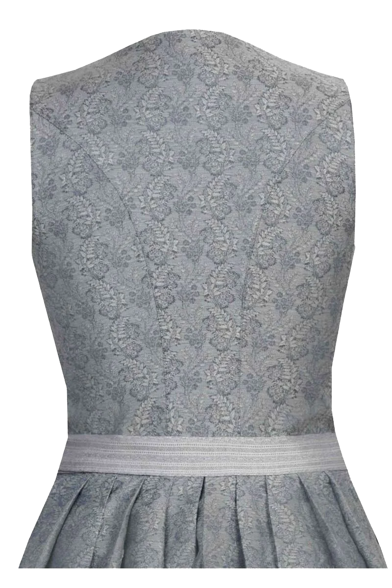 Midi-Dirndl mit herzförmigem Ausschnitt