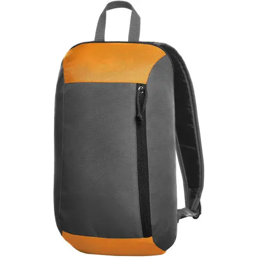 FRESH Rucksack in Grau-Orange – Farbenfroh und Trendig