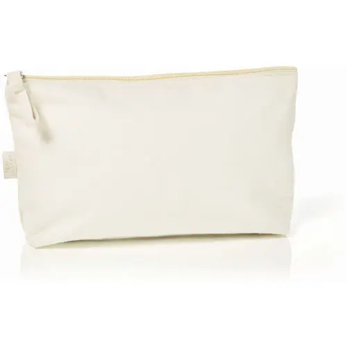 Natürliche Reißverschluss-Tasche ORGANIC M – nachhaltig, robust, vielseitig, umweltfreundlich
